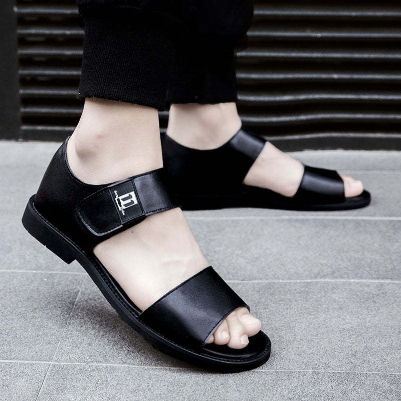 Herren-Sommersandalen Für Den Strand, Rutschfest, Atmungsaktiv, Verstellbare Riemen