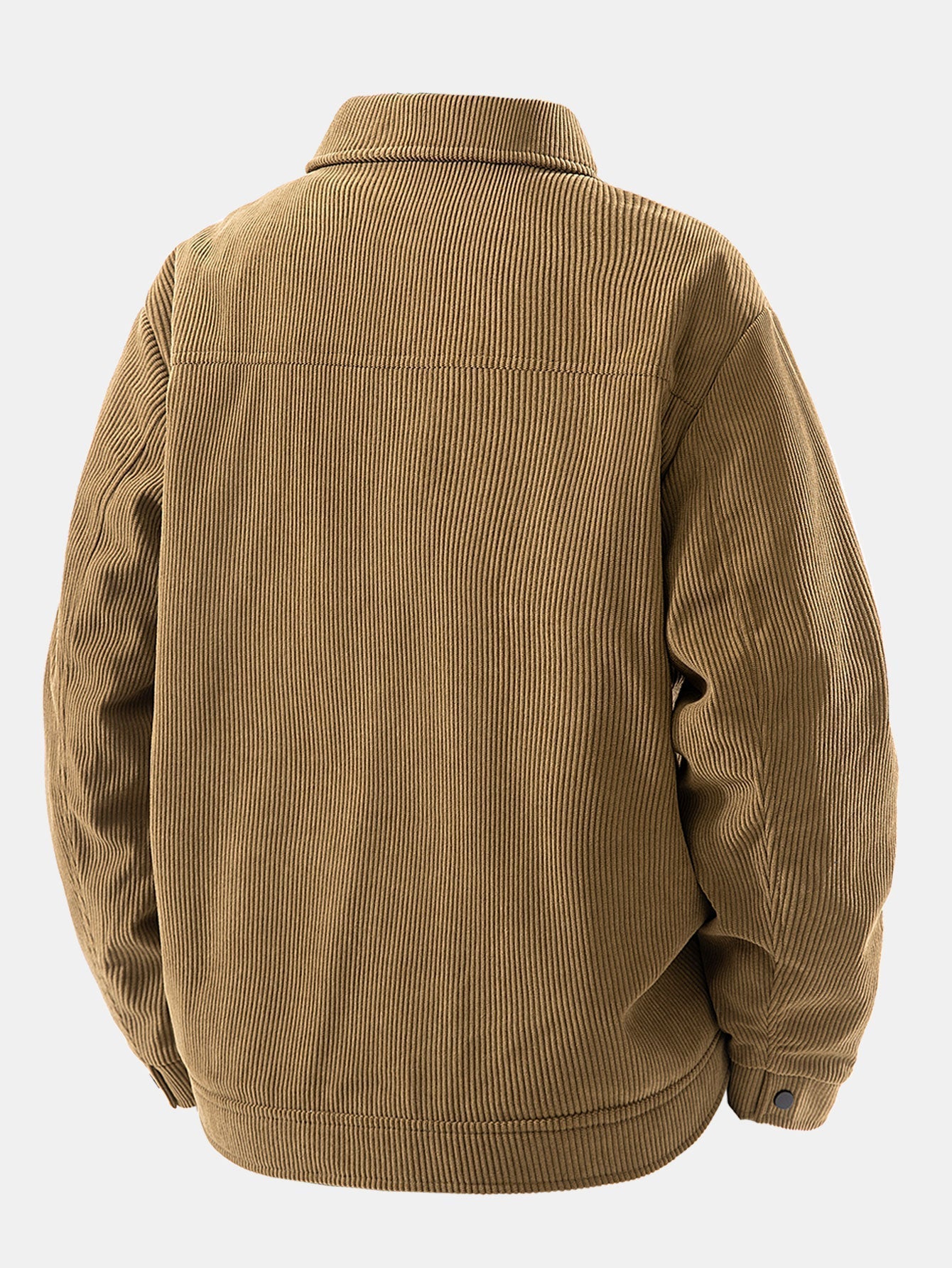 Herren Herbstjacke mit Futter und Druckknopfverschluss
