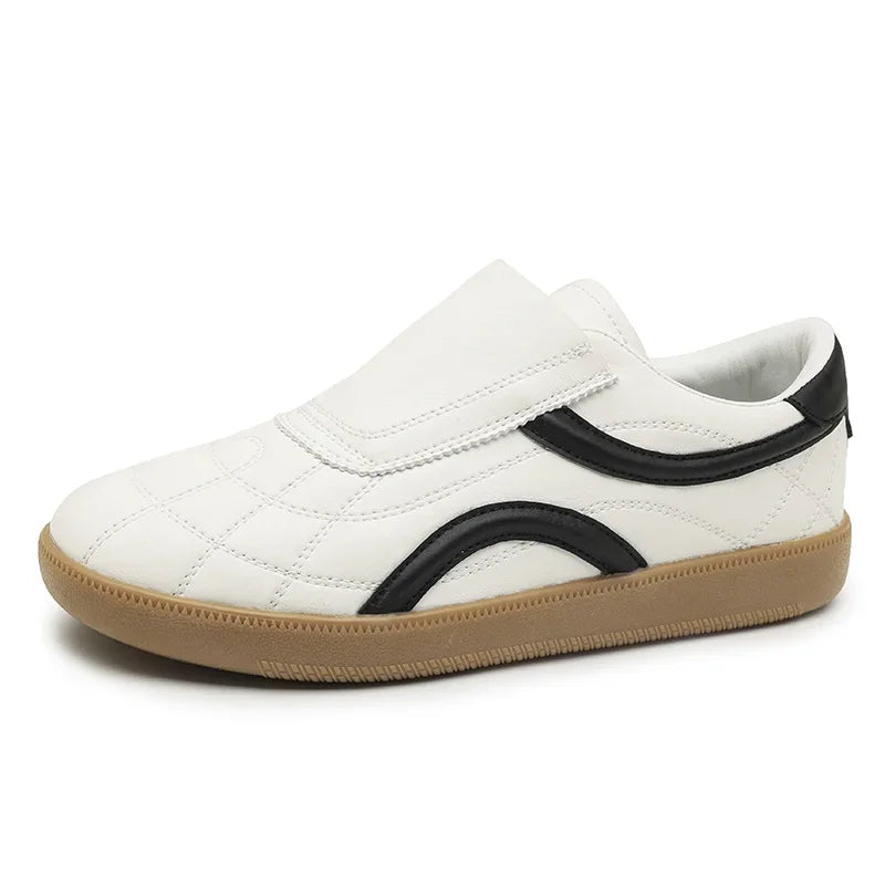 Herren-Sneaker Aus Leder Mit Schnürung, Freizeitschuhe Für Den Alltag