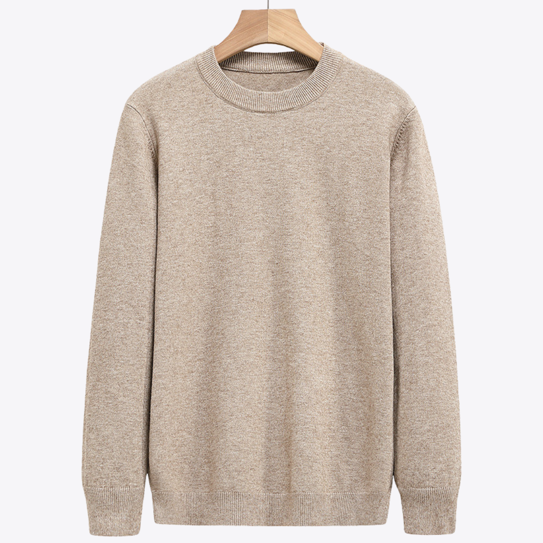 Men's Sweater Crew Neck Straight Cut