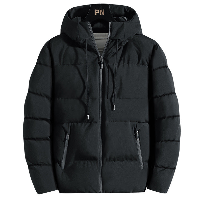 Herren Winterjacke mit Kapuze und Daunenfüllung
