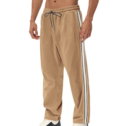 Cordhose Für Herren Mit Geradem Bein Und Streifenmuster