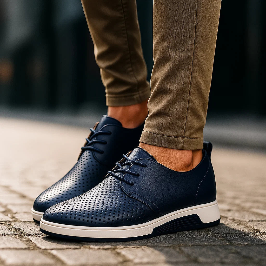 Herren Loafer Mit Slip-On-Design, Belüftetem Oberteil Und Griffiger Laufsohle