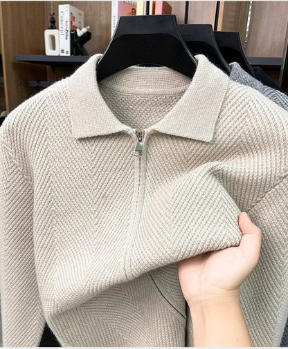 Damen-Cardigan mit strukturiertem Muster und langen Ärmeln