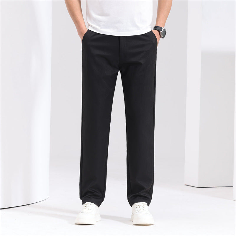 Herren-Hose, Gerade Geschnitten, Locker, Mittelhoch Geschnitten, Leicht