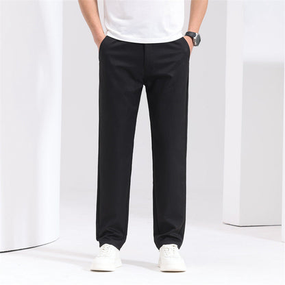 Herren-Hose, Gerade Geschnitten, Locker, Mittelhoch Geschnitten, Leicht