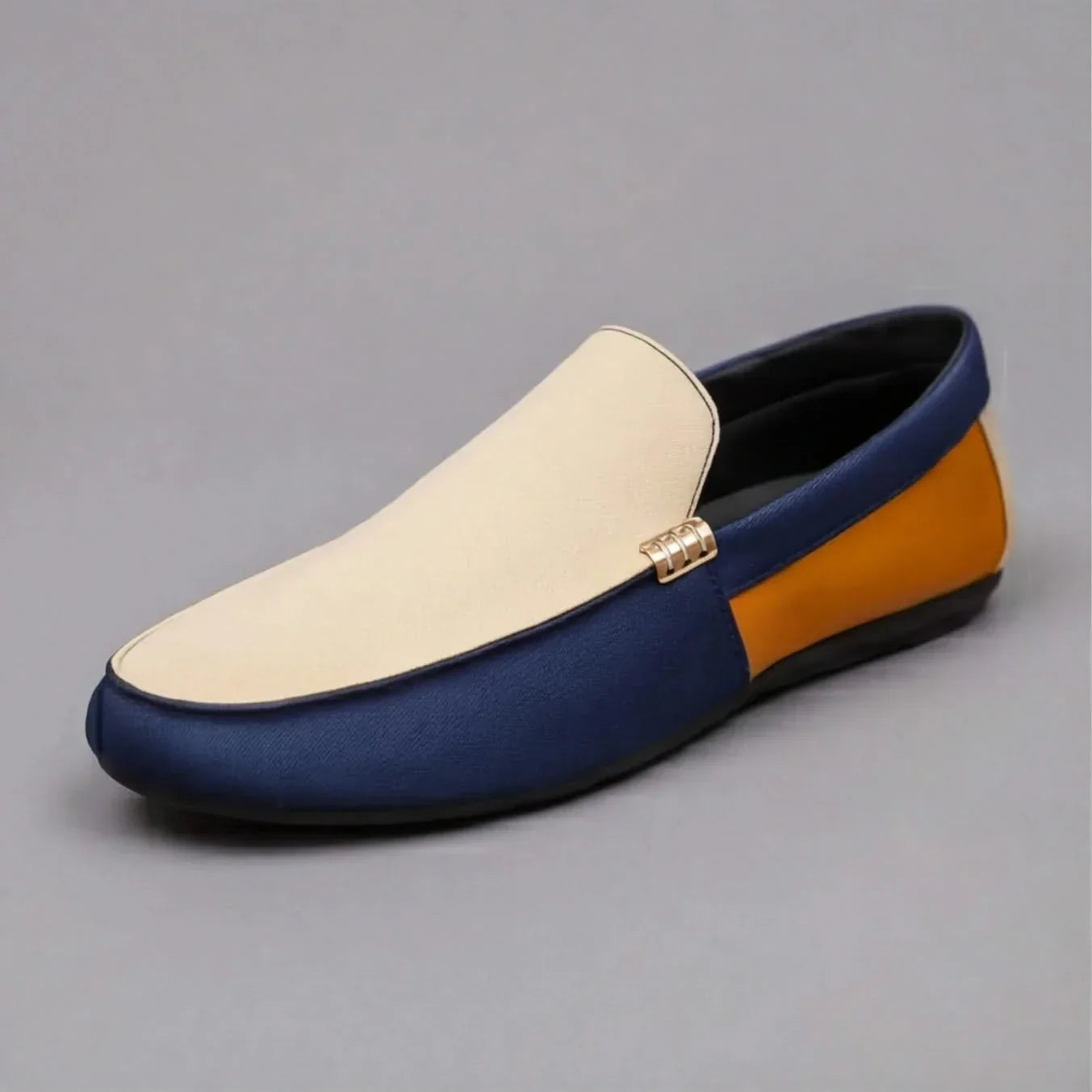 Herren-Slipper Aus Canvas, Leichtes, Lässiges Patchwork-Design