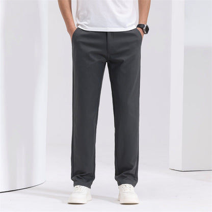 Herren-Hose, Gerade Geschnitten, Locker, Mittelhoch Geschnitten, Leicht
