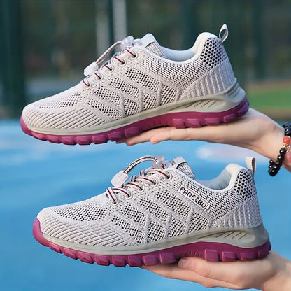 Women's Orthopedic Sneakers with Breathable Mesh and Padded Sole