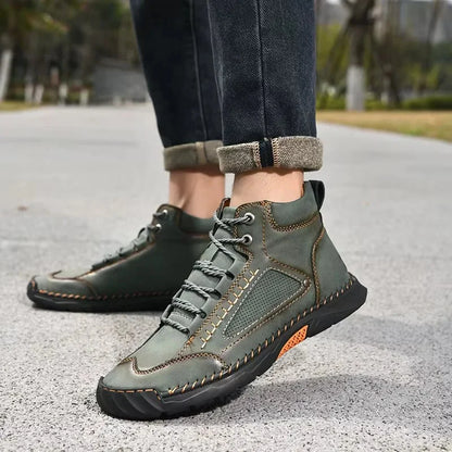 Men's Work Shoes with Orthopedic Insole, Arch Support, and Non-Slip Sole