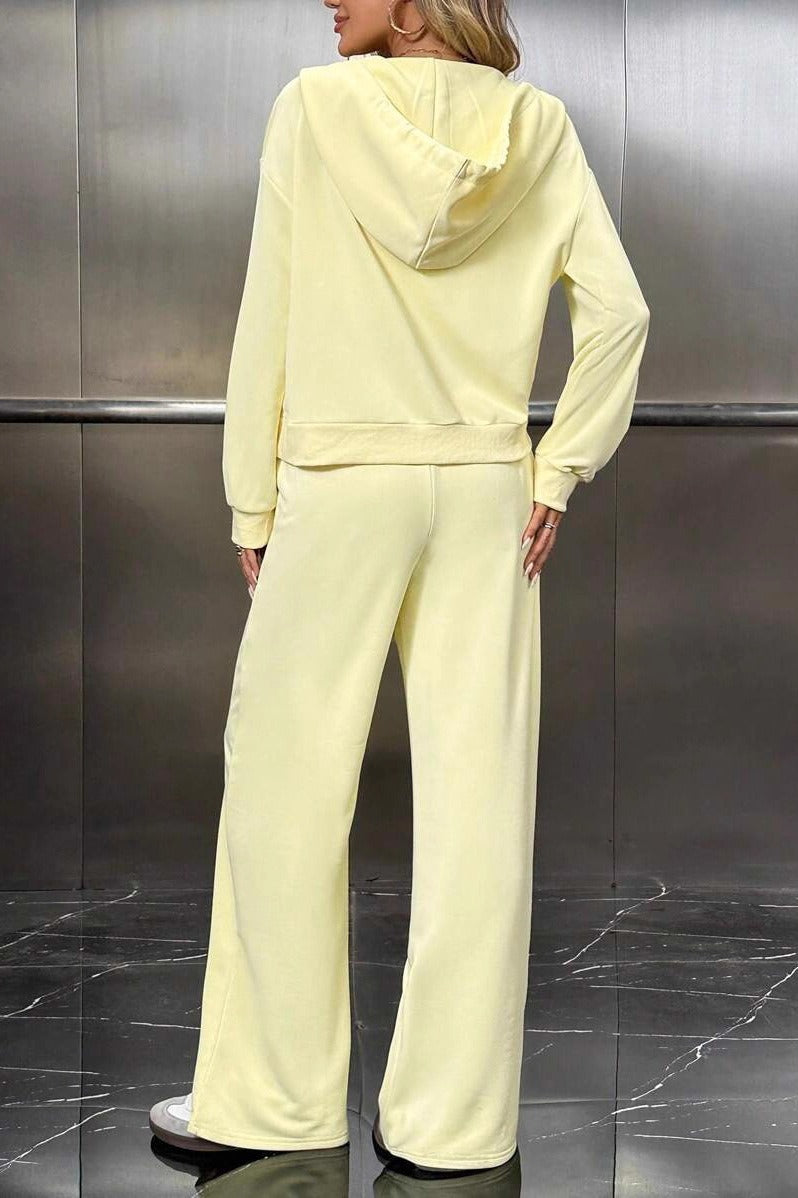 Fleece-Sweatshirt-Set als vielseitiger Freizeitlook