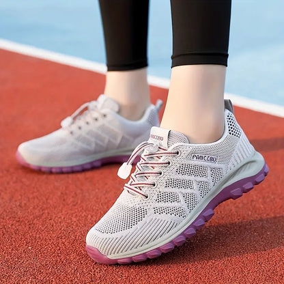 Women's Orthopedic Sneakers with Breathable Mesh and Padded Sole
