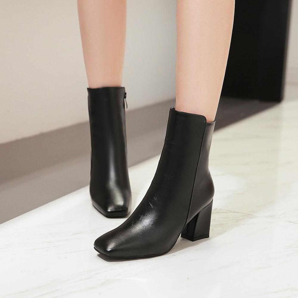 Damen-Stiefeletten mit hohem Absatz in knöchelhoher Ausführung