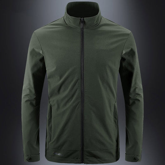 Herren Sommerjacke dünn mit Reißverschluss figurbetontes Design