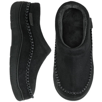 Herren Winter-Loafer Zum Hineinschlüpfen Mit Weiter Zehenbox, Rutschfester Sohle Und Plüschfutter