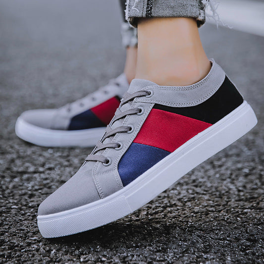 Herren-High-Top-Canvas-Schuhe mit Goodyear-rahmengenähter Sohle