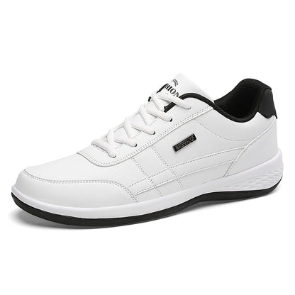 Herren Sneaker aus Mesh Look, Schnürverschluss, Dicke PU-Sohle