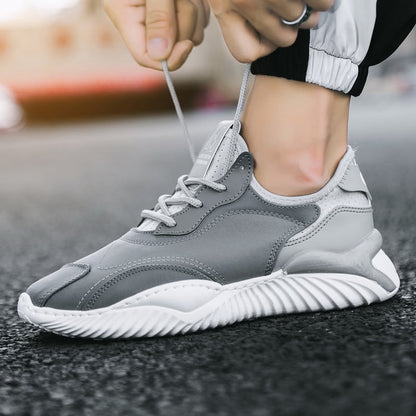 Herren-Sommerschuhe zum Schnüren mit flachem Absatz und runder Spitze