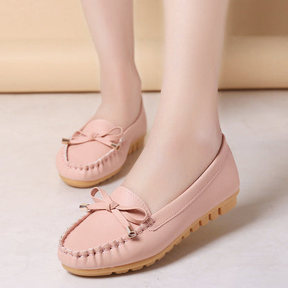 Damen Ballerinas mit Flachem Absatz, Runder Zehenkappe und Niedrigem Schaft, Viskose-Sohle