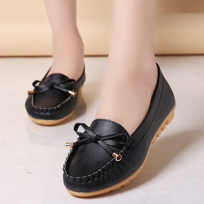 Damen Ballerinas mit Flachem Absatz, Runder Zehenkappe und Niedrigem Schaft, Viskose-Sohle