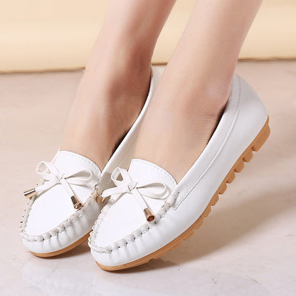 Damen Ballerinas mit Flachem Absatz, Runder Zehenkappe und Niedrigem Schaft, Viskose-Sohle