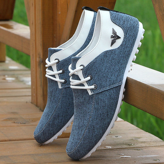 Herren-Slipper mit Gummisohle und Mesh-Futter, Slipper ohne Schnürung