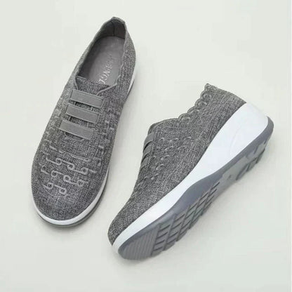 Men's Summer Slip-On Shoes Round Toe Elastic Design