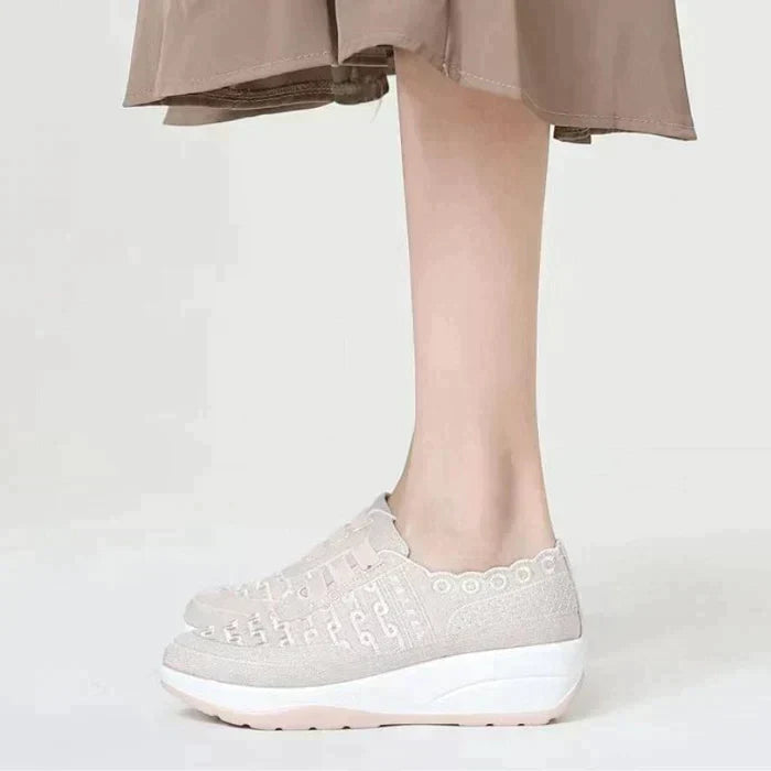 Men's Summer Slip-On Shoes Round Toe Elastic Design