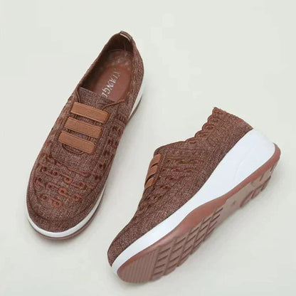 Men's Summer Slip-On Shoes Round Toe Elastic Design
