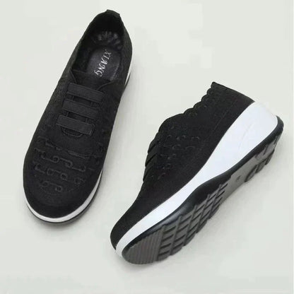 Men's Summer Slip-On Shoes Round Toe Elastic Design