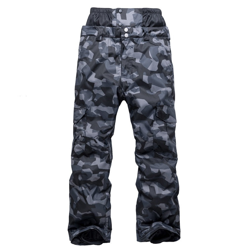 Herren Skihose Atmungsaktives Isoliertes Design Mit Lockerer Passform