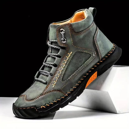 Men's Work Shoes with Orthopedic Insole, Arch Support, and Non-Slip Sole