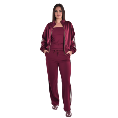Women's Tracksuit Zip Jacket and Pants