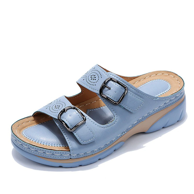 Orthopädische Sommersandalen Für Damen Mit Fußgewölbeunterstützung, Breite Passform Und Verstellbare Riemen