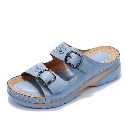 Orthopädische Sommersandalen Für Damen Mit Fußgewölbeunterstützung, Breite Passform Und Verstellbare Riemen