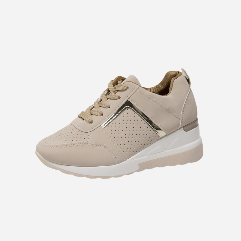 Damen Sneaker Atmungsaktives Strick-Obermaterial Unterstützende Sohle