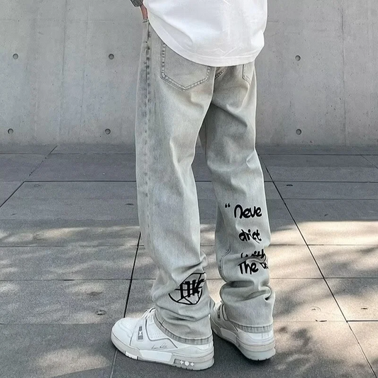 Herren-Jeans mit lockerem Schnitt und übergroßer Silhouette