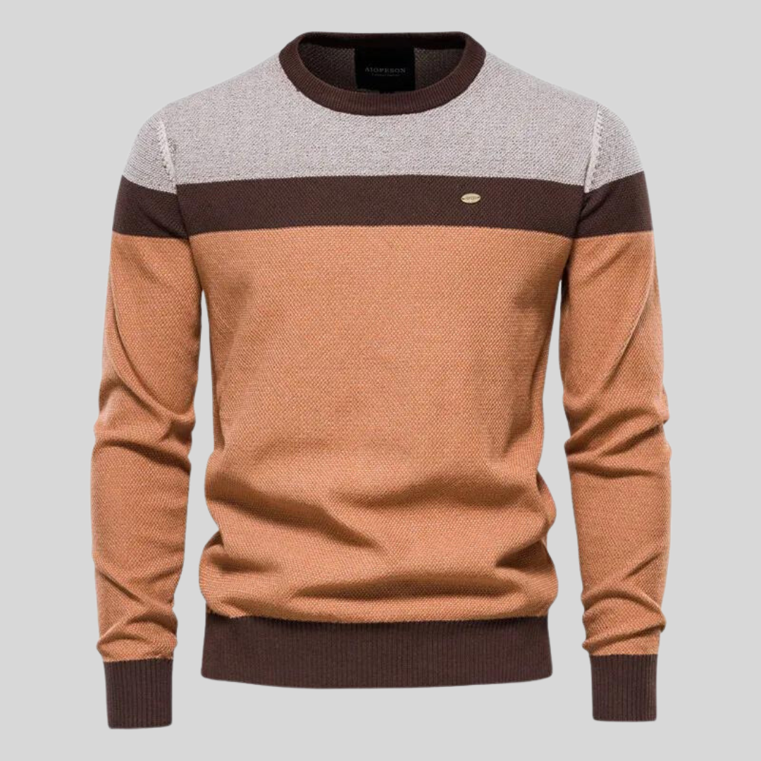 Herren Pullover Langarm Regular Fit