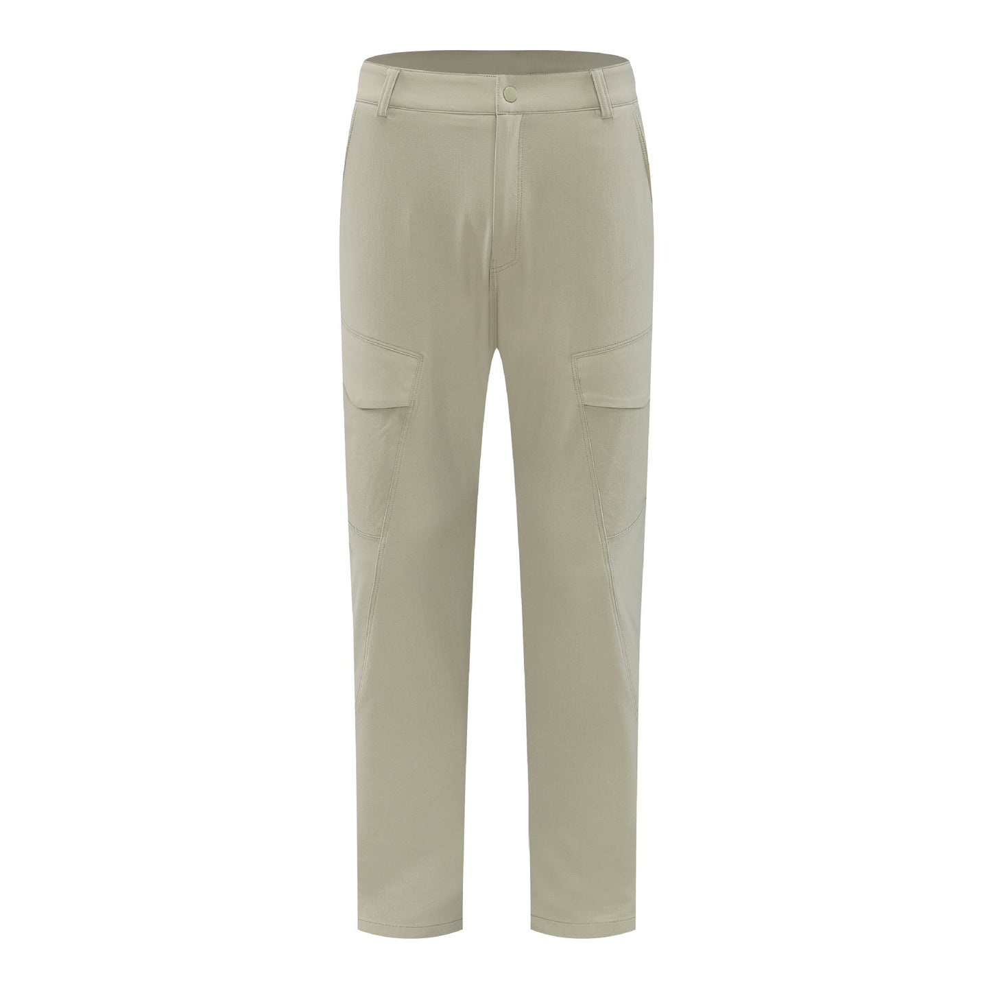 Gerade Geschnittene Herren-Cargohose Mit Mehreren Taschen Und Elastischem Bund