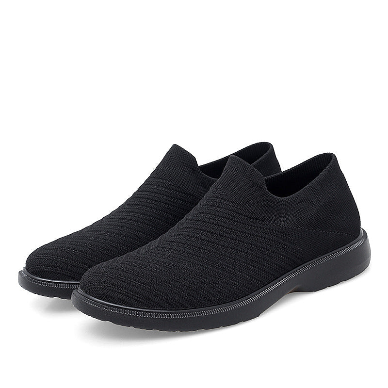 Herren Sommer Atmungsaktive Mesh-Schuhe Niedrig Top Flache Sohle