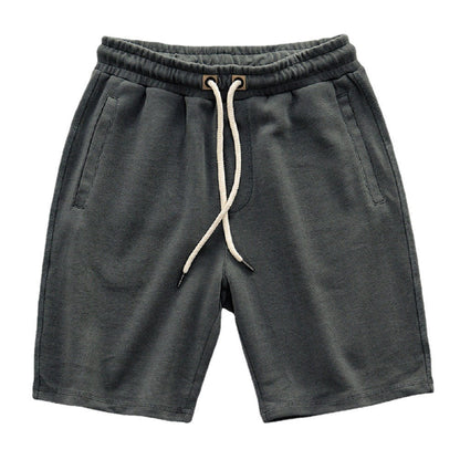 Herren Shorts aus Baumwollmischung – Gestricktes Design Lockerer Schnitt
