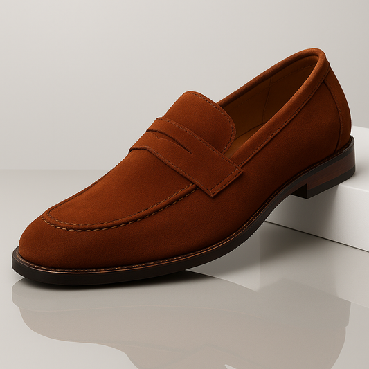 Herren Loafer Wildleder-Optik Ergonomische Sohle Vielseitiges Design