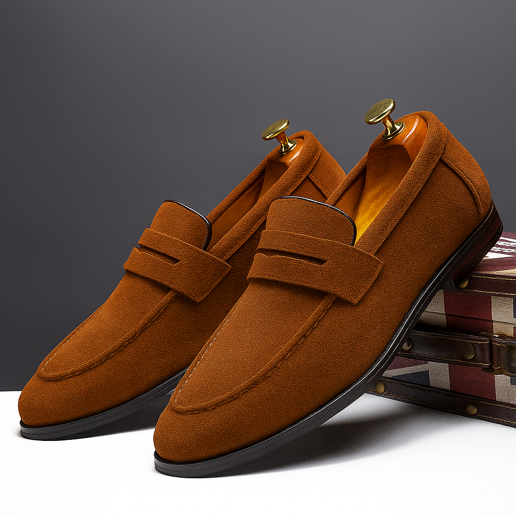 Men's Loafers Suede Look Ergonomic Sole Versatile Design