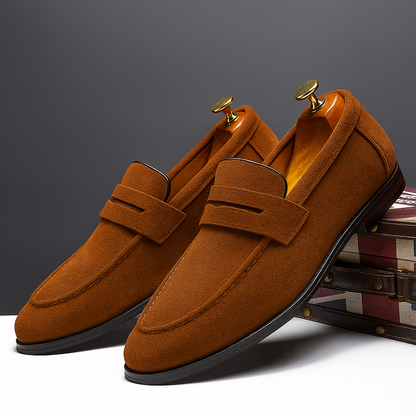 Men's Loafers Suede Look Ergonomic Sole Versatile Design