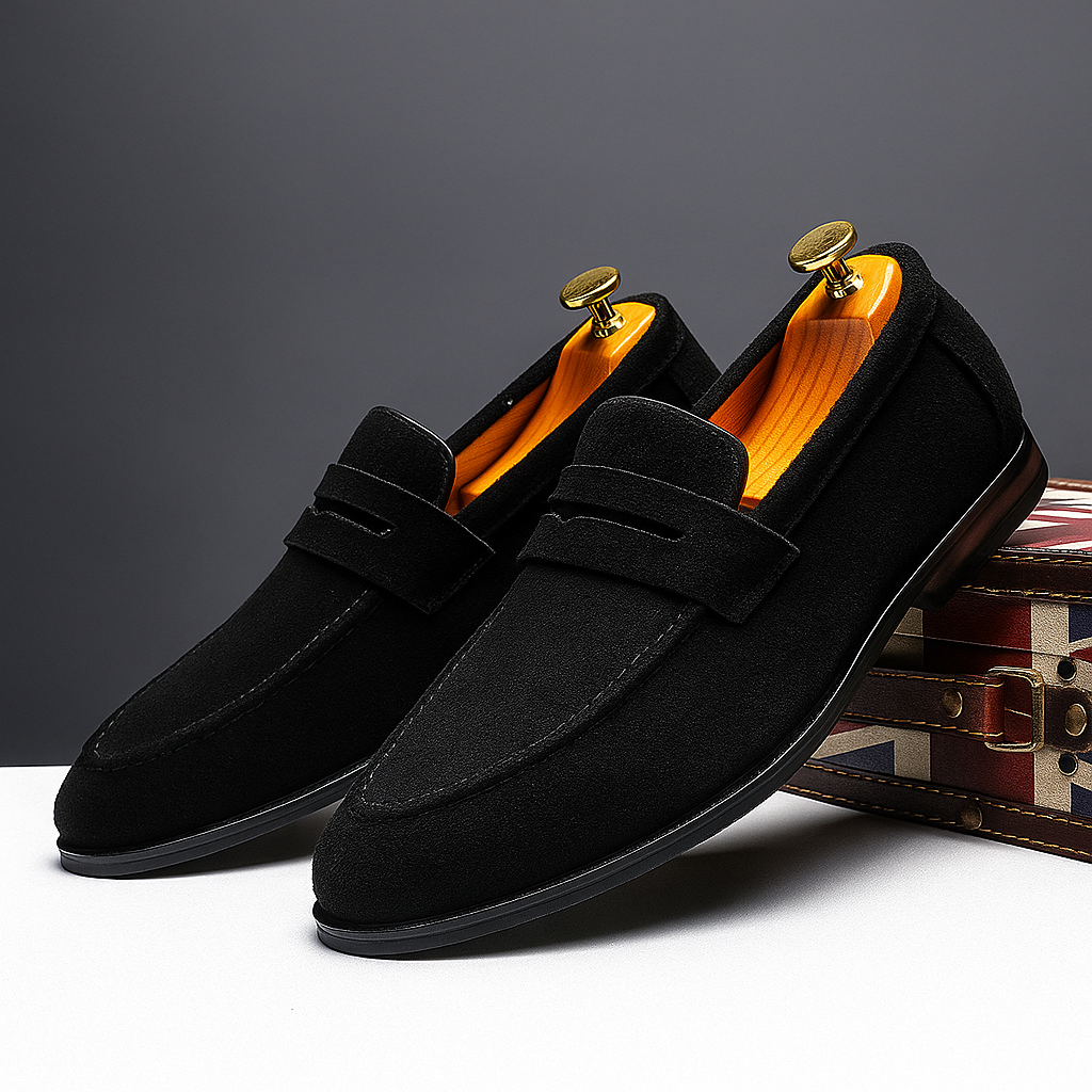 Men's Loafers Suede Look Ergonomic Sole Versatile Design