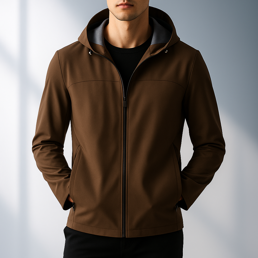 Herren Winterjacke Mit Kapuze Und Thermoisolierung