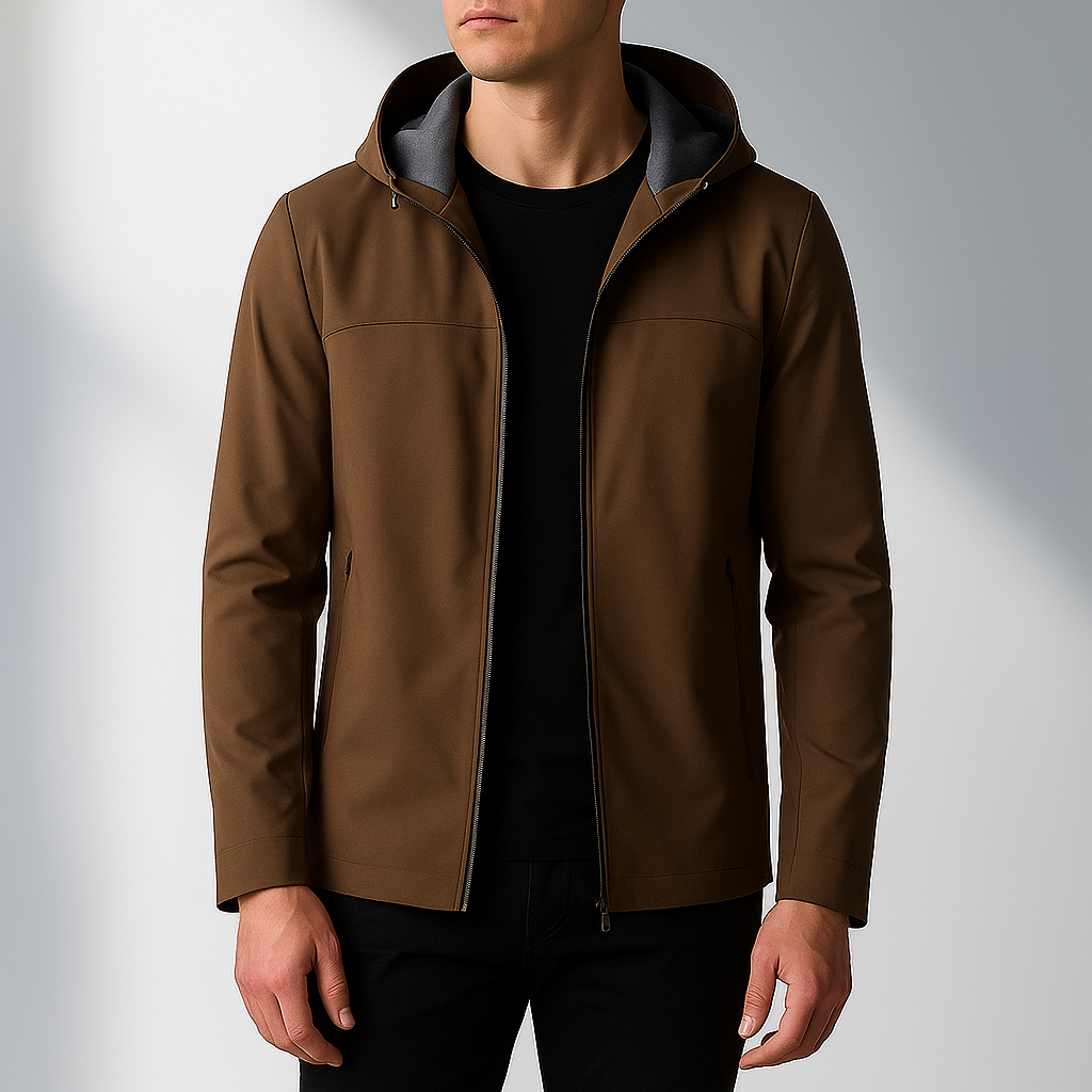 Herren Winterjacke Mit Kapuze Und Thermoisolierung
