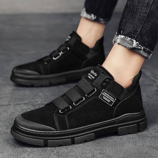 Herren Winter-Sneaker mit Elastikband und Mid-Top-Design