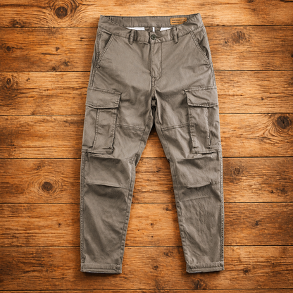 Herren Slim Cargo Hose mit Mehreren Taschen – Leichtes Design