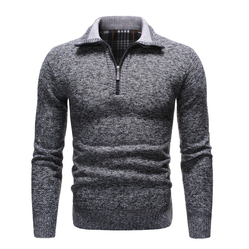 Herren Pullover Reverskragen Strukturierte Form